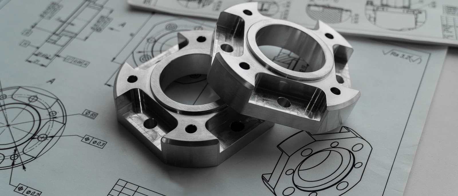 Machined metal parts on engineering drawings, somebody's quote is already late