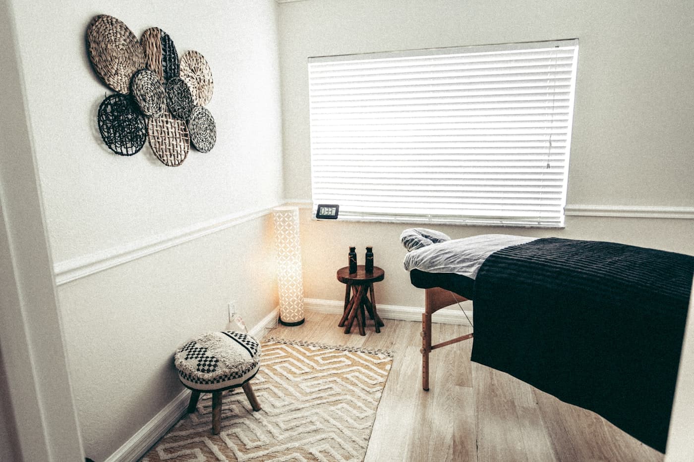 Modern med spa treatment room