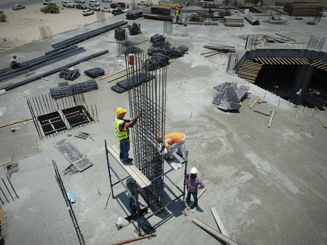 Roofing crew on a residential roof