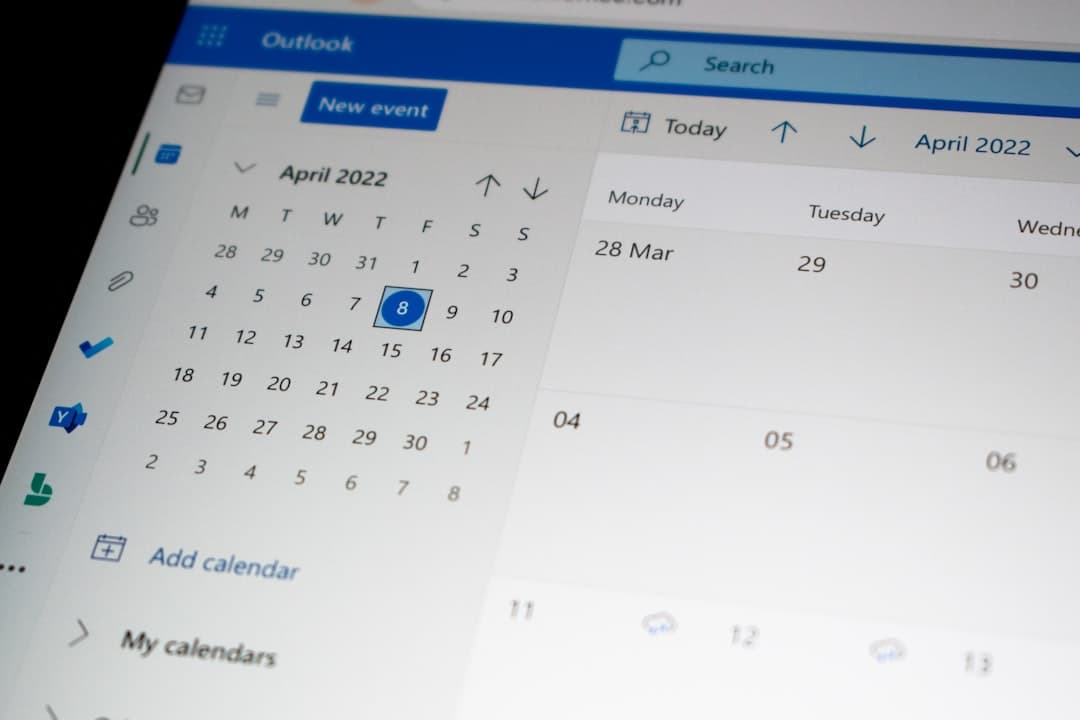A fully booked calendar on screen, the schedule that emerges when trade-matched lead generation for contractors decides which bottleneck to close first